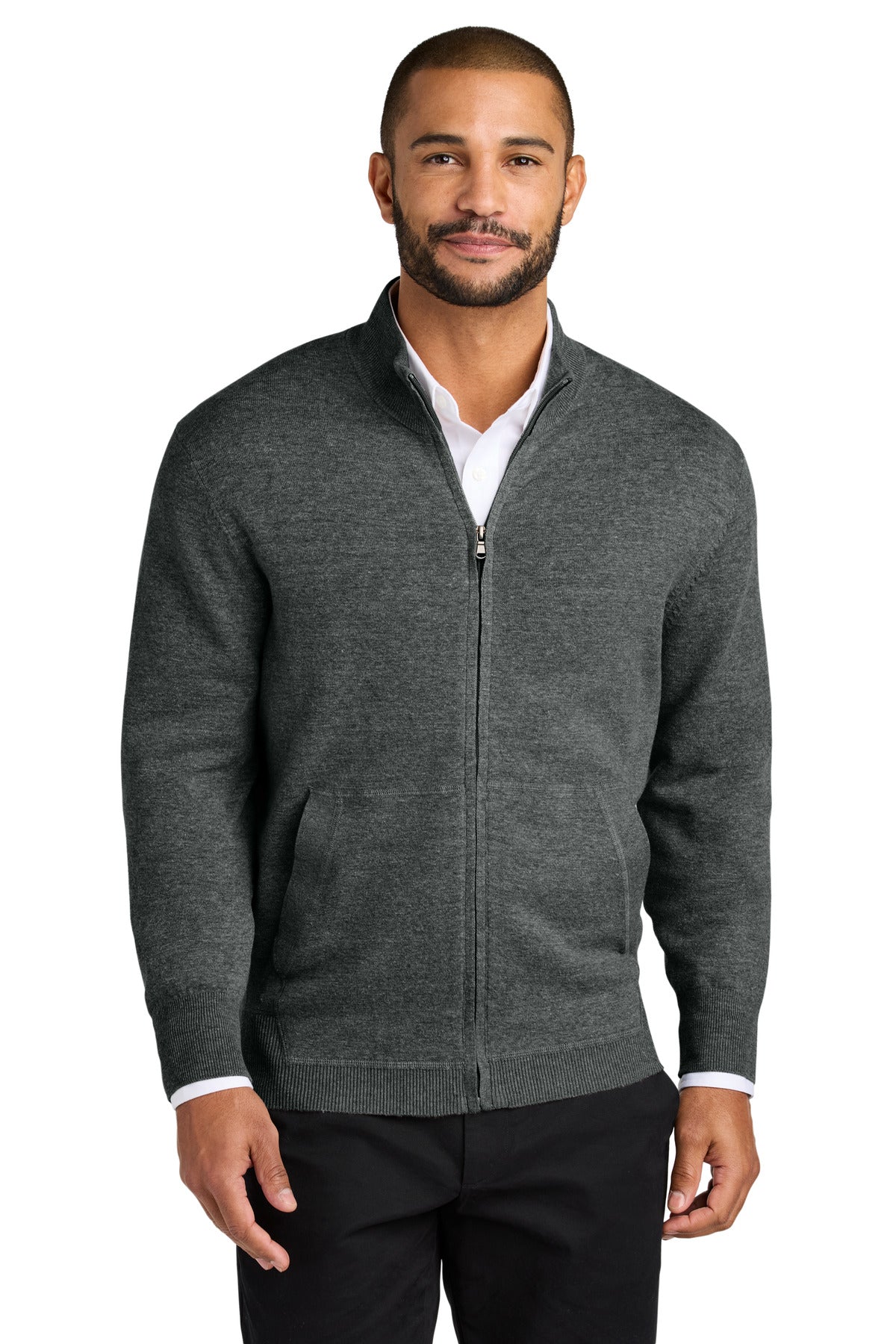 Port Authority ®  Easy Care Full-Zip Sweater SW2901 - Angelheart Embroidery and Screen Printing