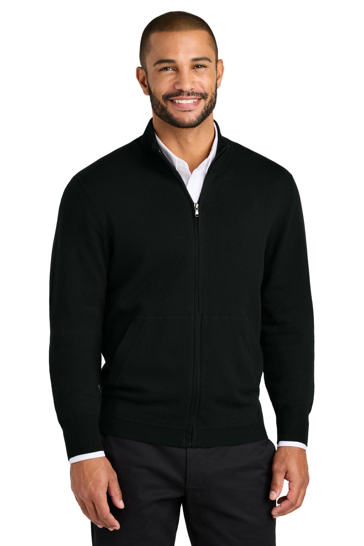 Port Authority ®  Easy Care Full-Zip Sweater SW2901 - Angelheart Embroidery and Screen Printing