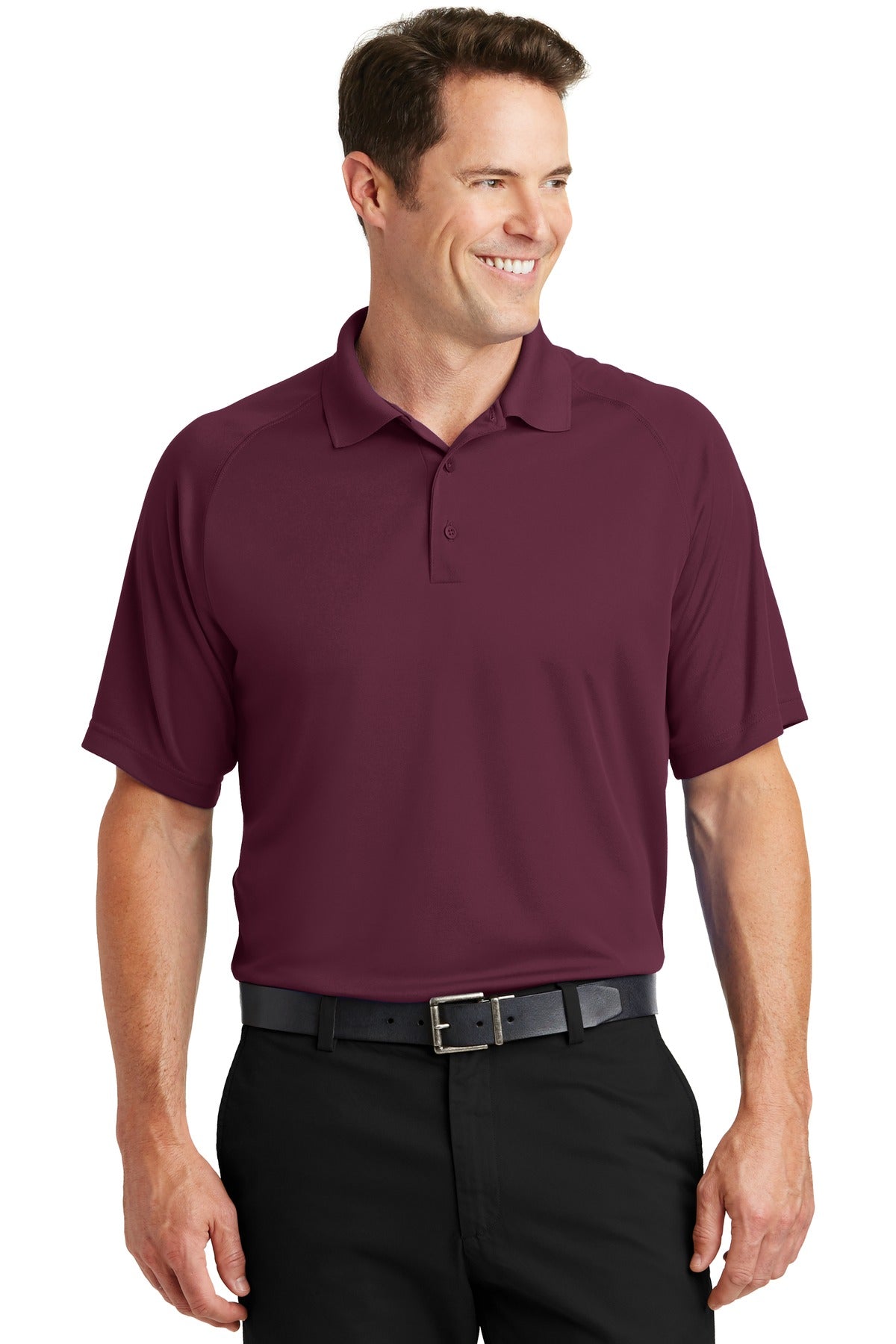Sport-Tek ®  Dry Zone ®  Raglan Polo. T475 - Angelheart Embroidery and Screen Printing