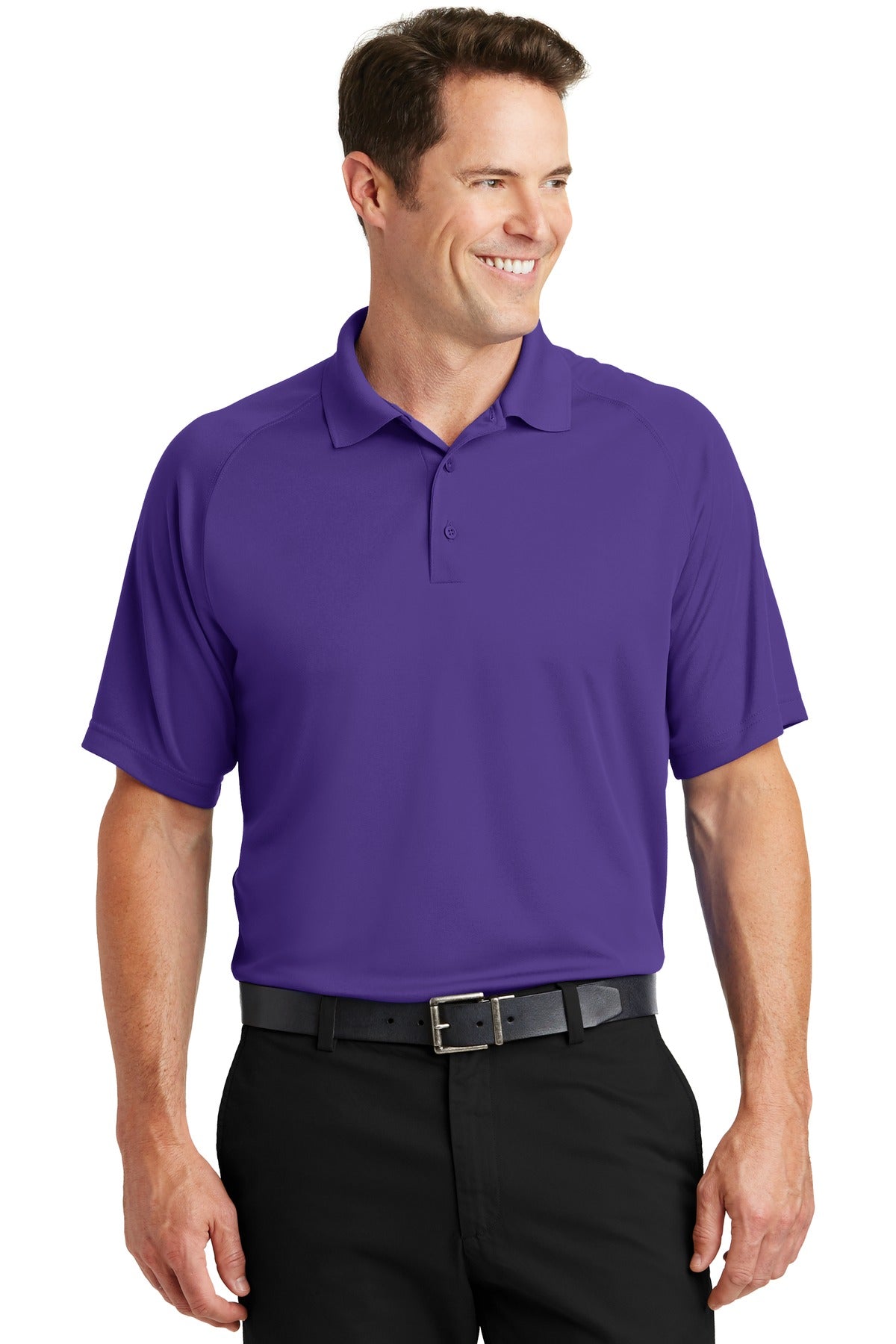Sport-Tek ®  Dry Zone ®  Raglan Polo. T475 - Angelheart Embroidery and Screen Printing