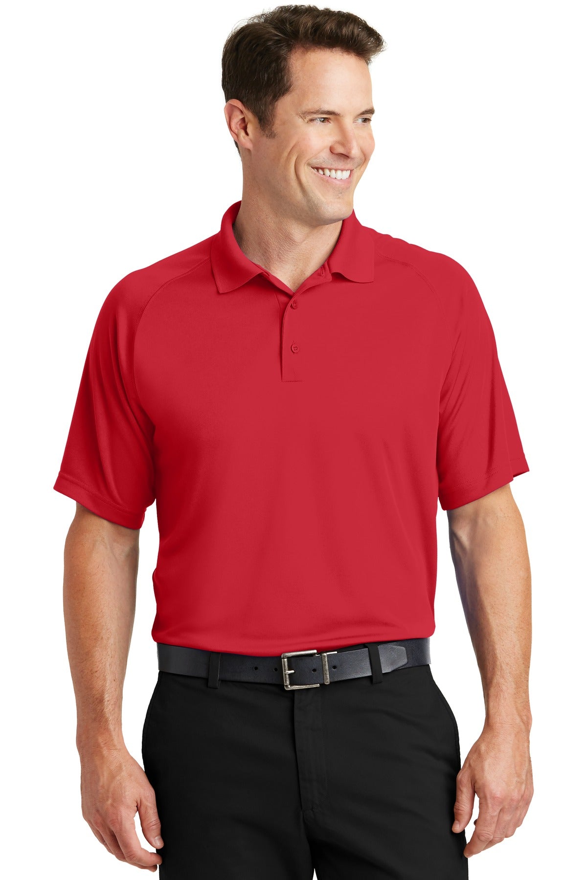 Sport-Tek ®  Dry Zone ®  Raglan Polo. T475 - Angelheart Embroidery and Screen Printing