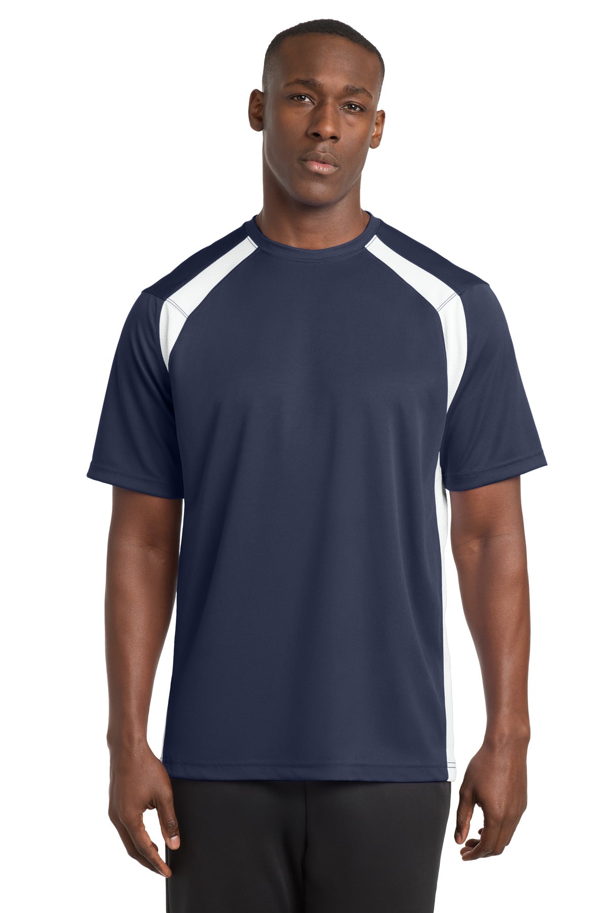 Sport-Tek ®  Dry Zone ®  Colorblock Crew. T478 - Angelheart Embroidery and Screen Printing