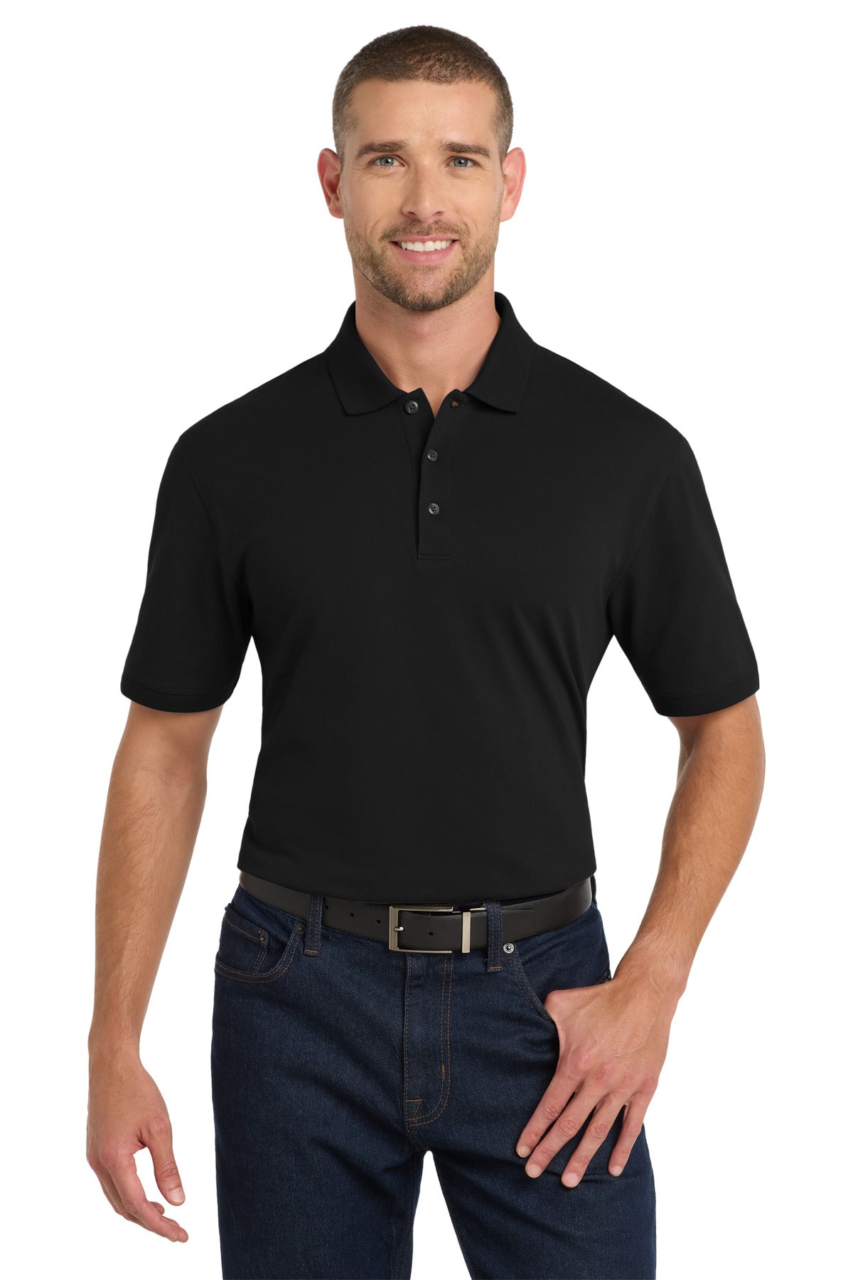Port Authority ®  Tall EZCotton ®  Polo TK8000 - Angelheart Embroidery and Screen Printing