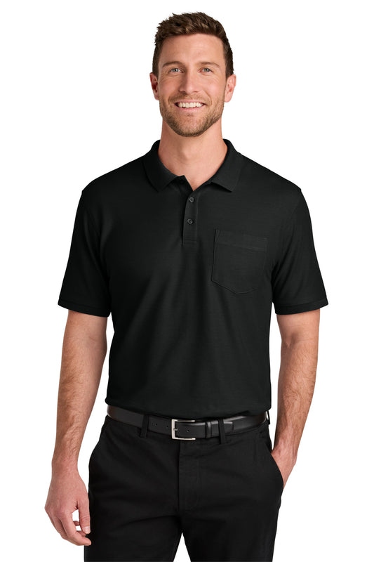 Port Authority ®  Tall Wearever Signature Pique Pocket Polo TLK200P - Angelheart Embroidery and Screen Printing
