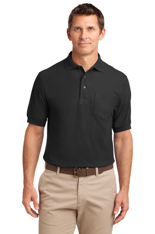 Port Authority ®  Tall Silk Touch™ Polo with Pocket. TLK500P - Angelheart Embroidery and Screen Printing