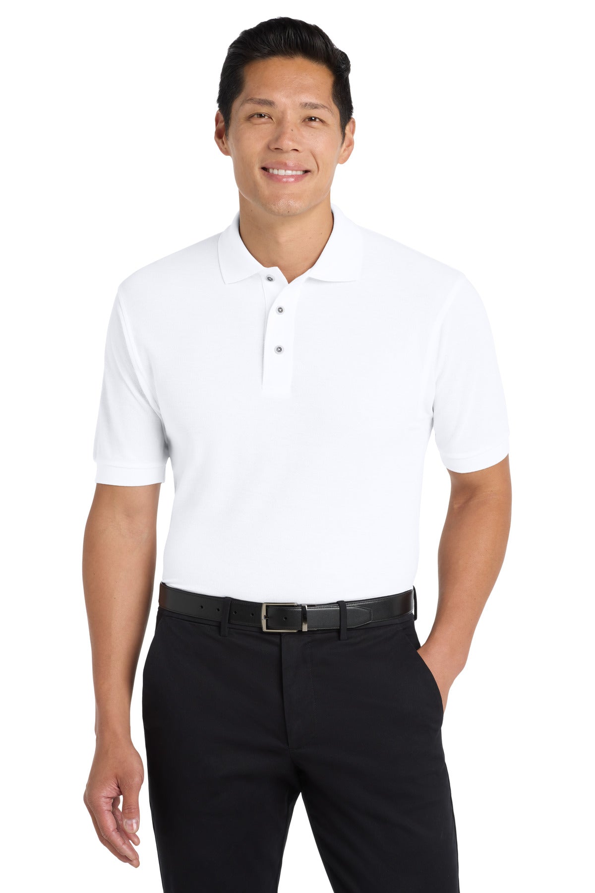 Port Authority ®  Tall Silk Touch™ Polo.  TLK500 - Angelheart Embroidery and Screen Printing