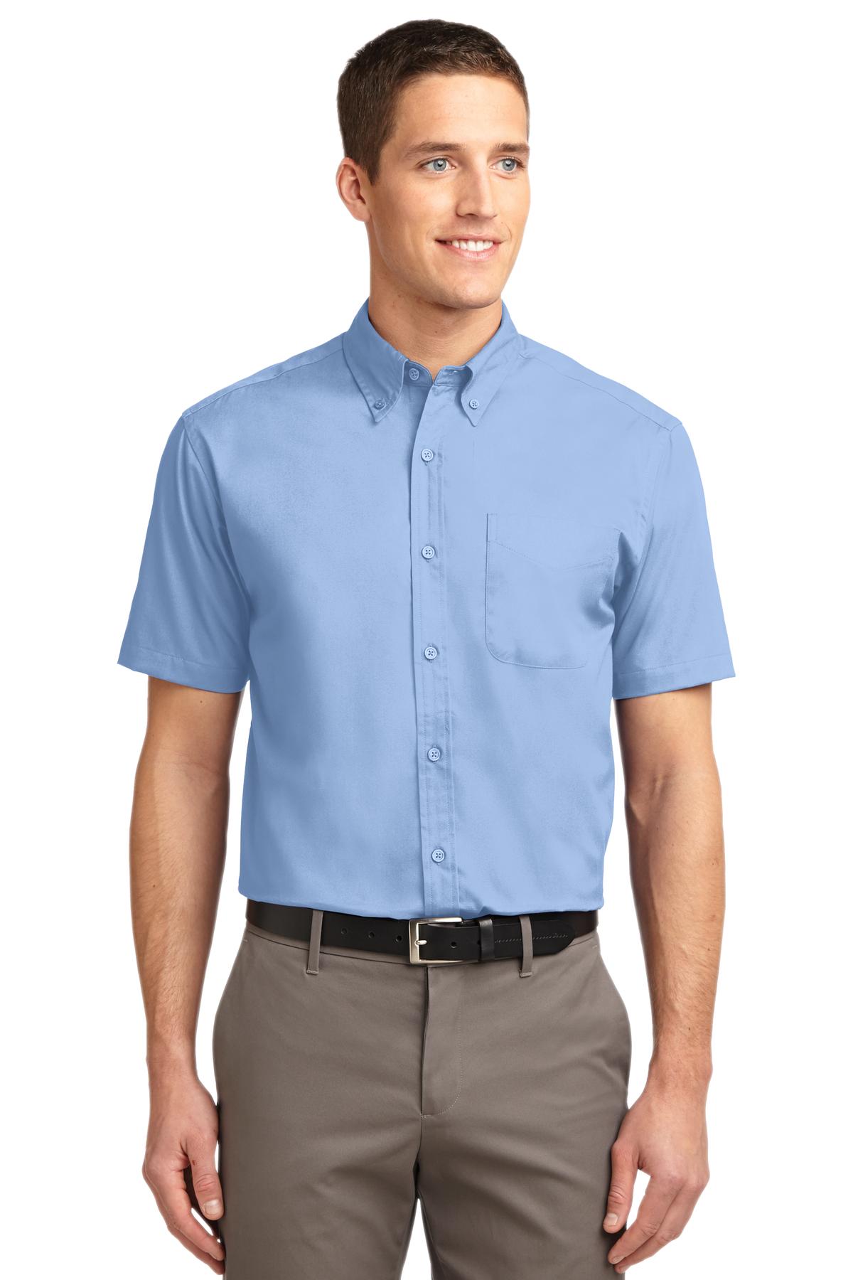 Port Authority ®  Tall Short Sleeve Easy Care Shirt. TLS508 - Angelheart Embroidery and Screen Printing