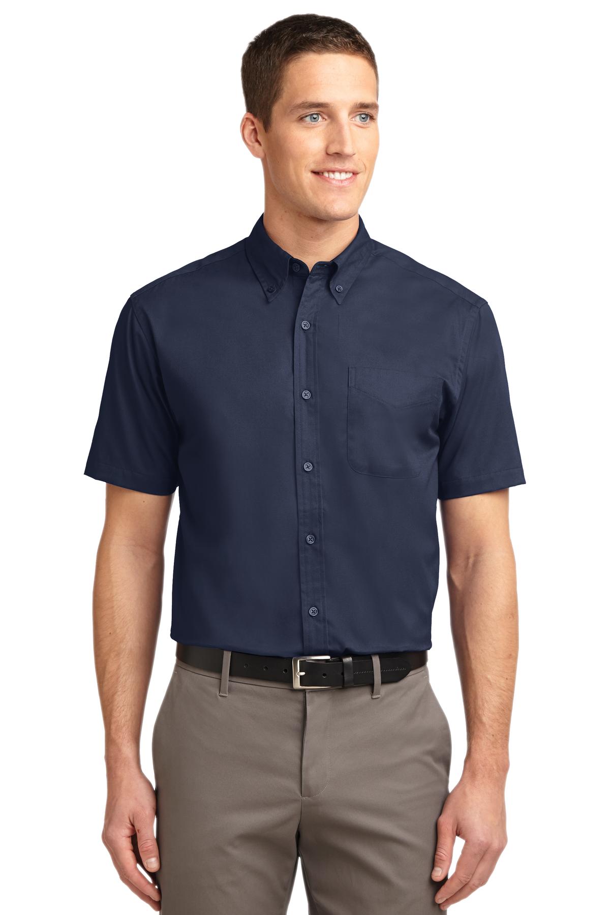 Port Authority ®  Tall Short Sleeve Easy Care Shirt. TLS508 - Angelheart Embroidery and Screen Printing