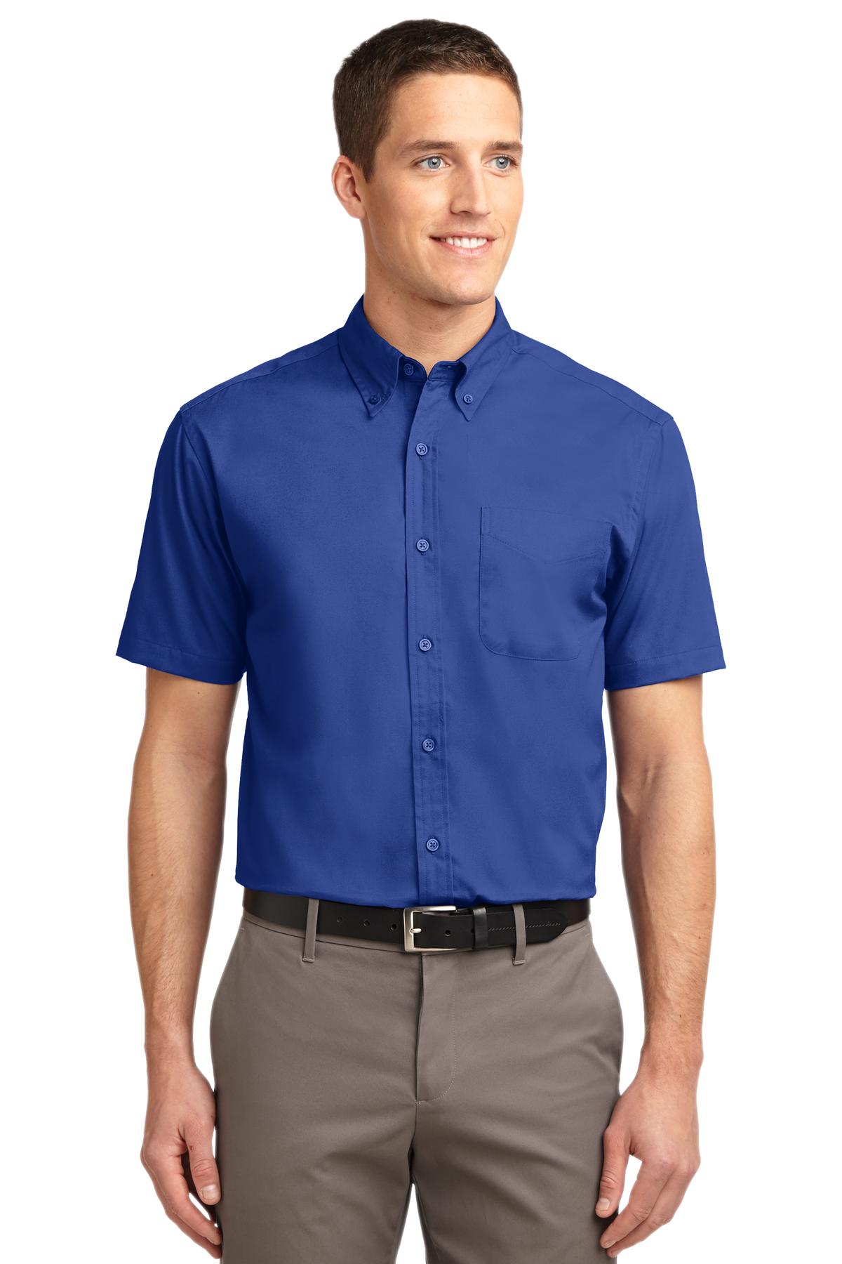 Port Authority ®  Tall Short Sleeve Easy Care Shirt. TLS508 - Angelheart Embroidery and Screen Printing