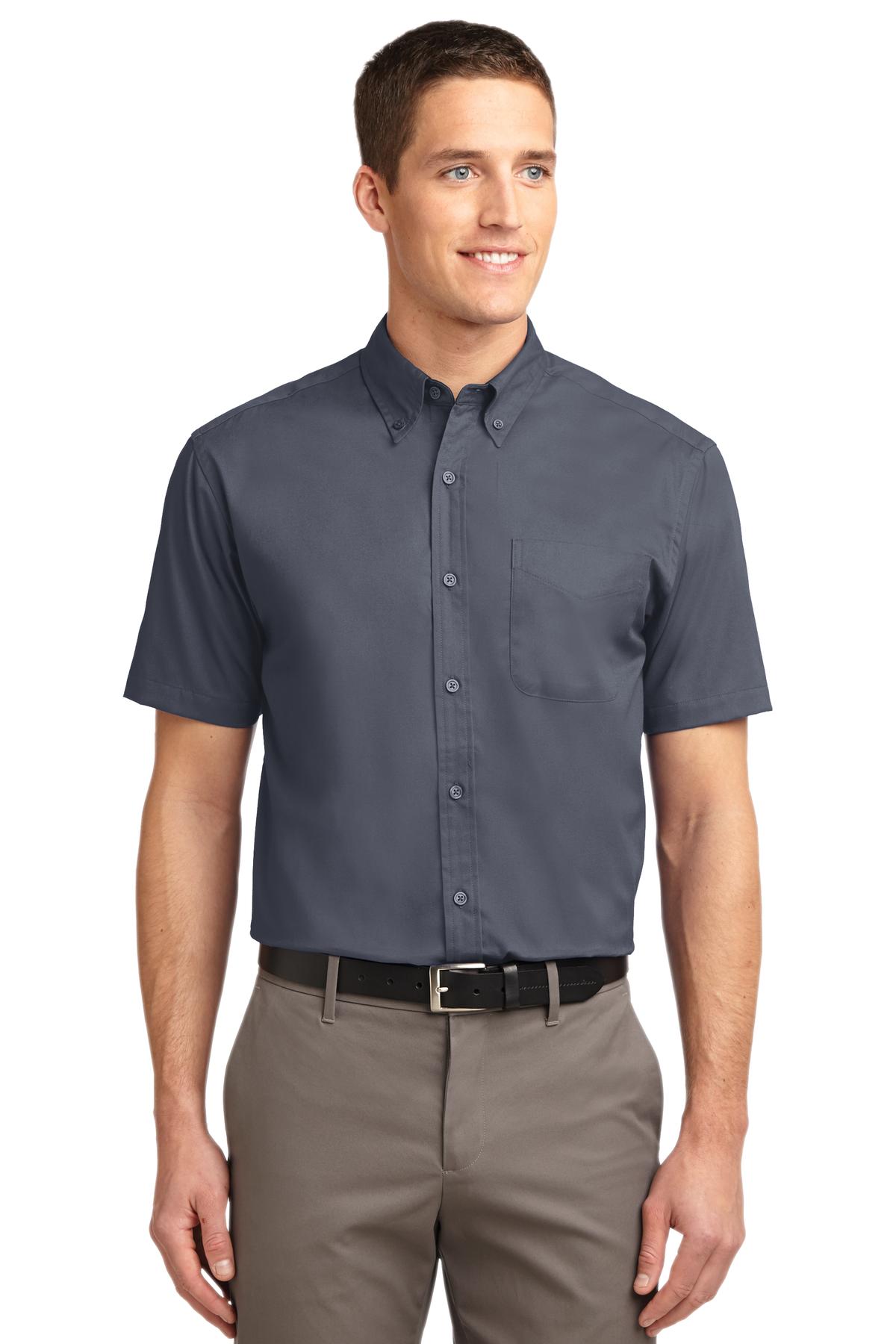 Port Authority ®  Tall Short Sleeve Easy Care Shirt. TLS508 - Angelheart Embroidery and Screen Printing