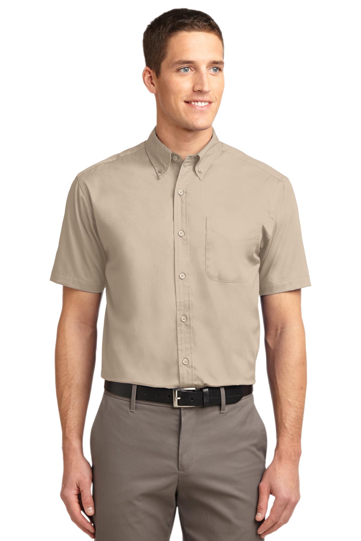 Port Authority ®  Tall Short Sleeve Easy Care Shirt. TLS508 - Angelheart Embroidery and Screen Printing