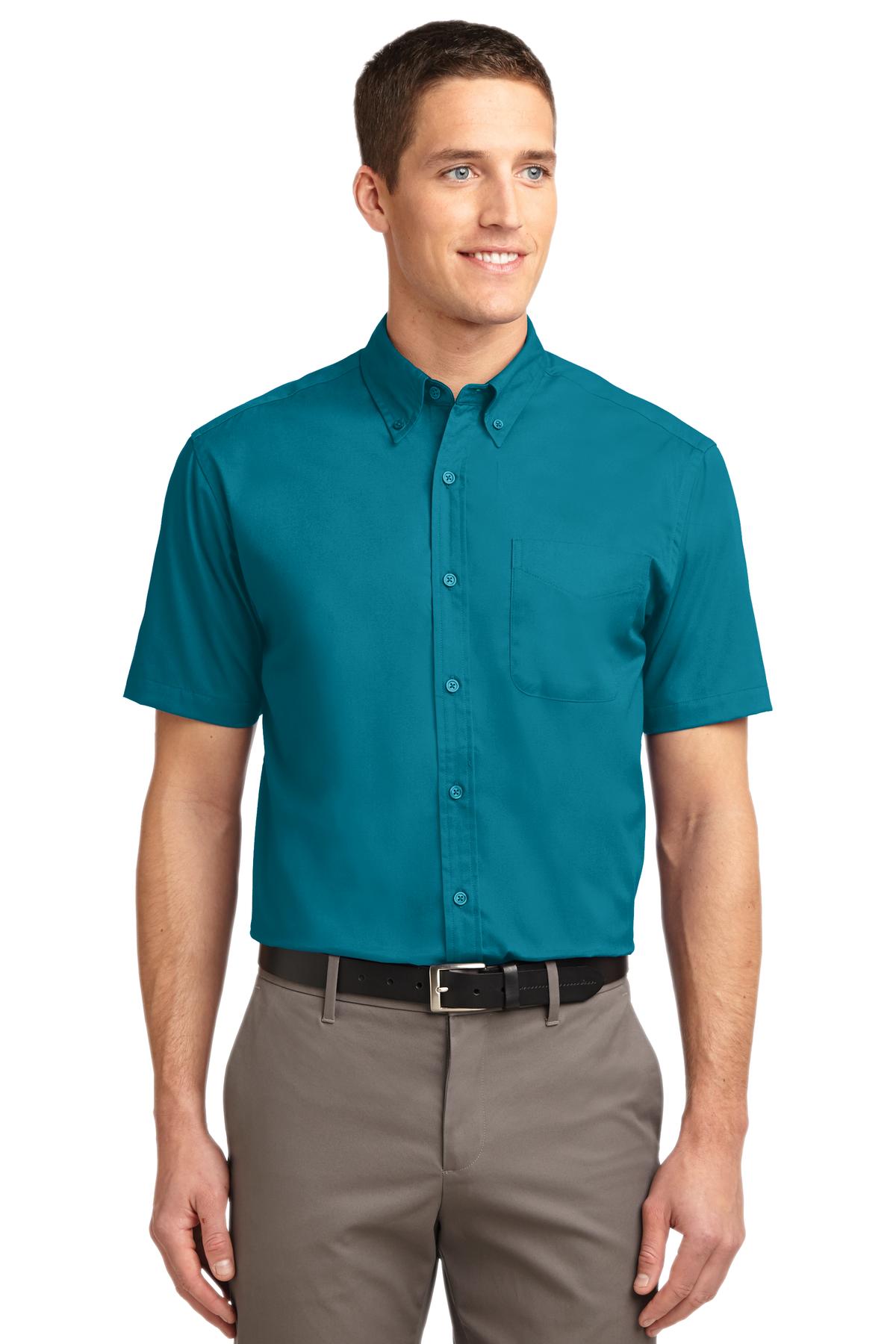 Port Authority ®  Tall Short Sleeve Easy Care Shirt. TLS508 - Angelheart Embroidery and Screen Printing