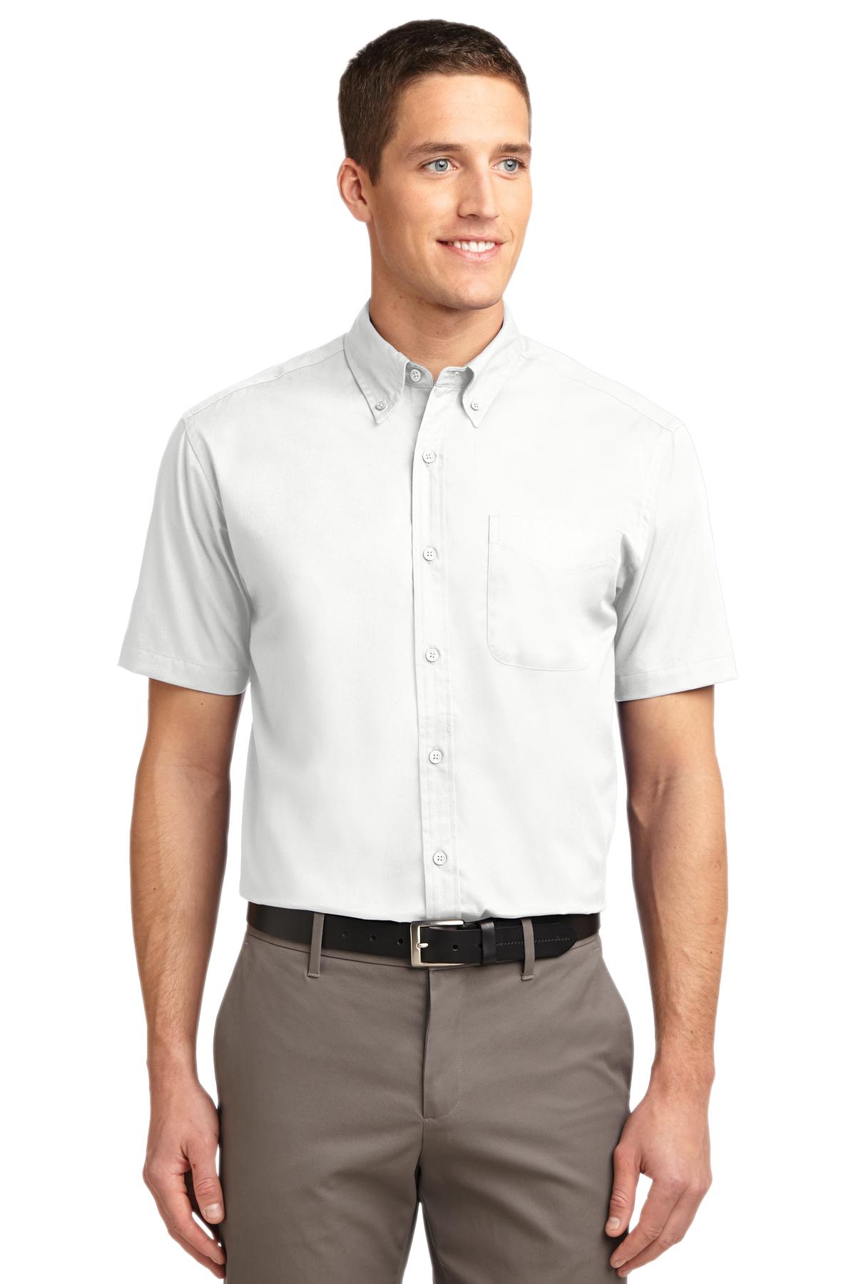 Port Authority ®  Tall Short Sleeve Easy Care Shirt. TLS508 - Angelheart Embroidery and Screen Printing