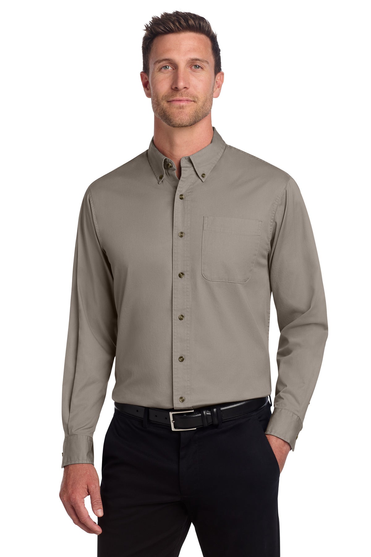 Port Authority ®  Tall Long Sleeve Twill Shirt.  TLS600T - Angelheart Embroidery and Screen Printing